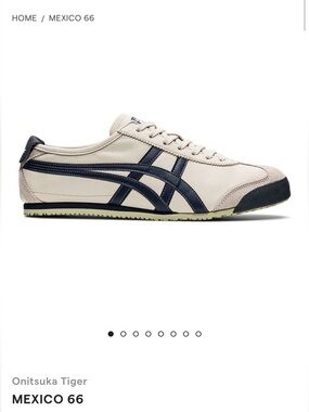 Onitsuka Tiger- Mexico 66 Sneakers - Cream and Navy (unisex)
